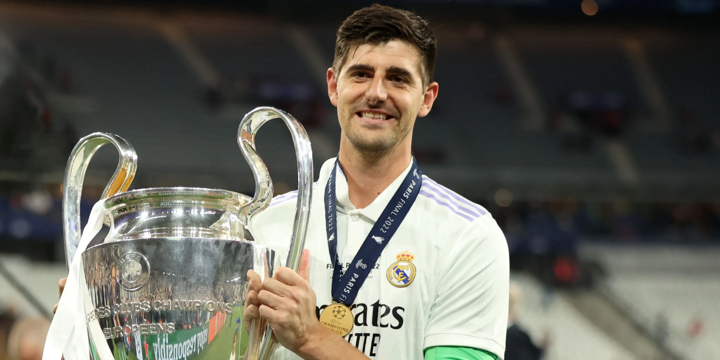 Thủ môn Thibaut Courtois của Real Madrid trong trận đấu