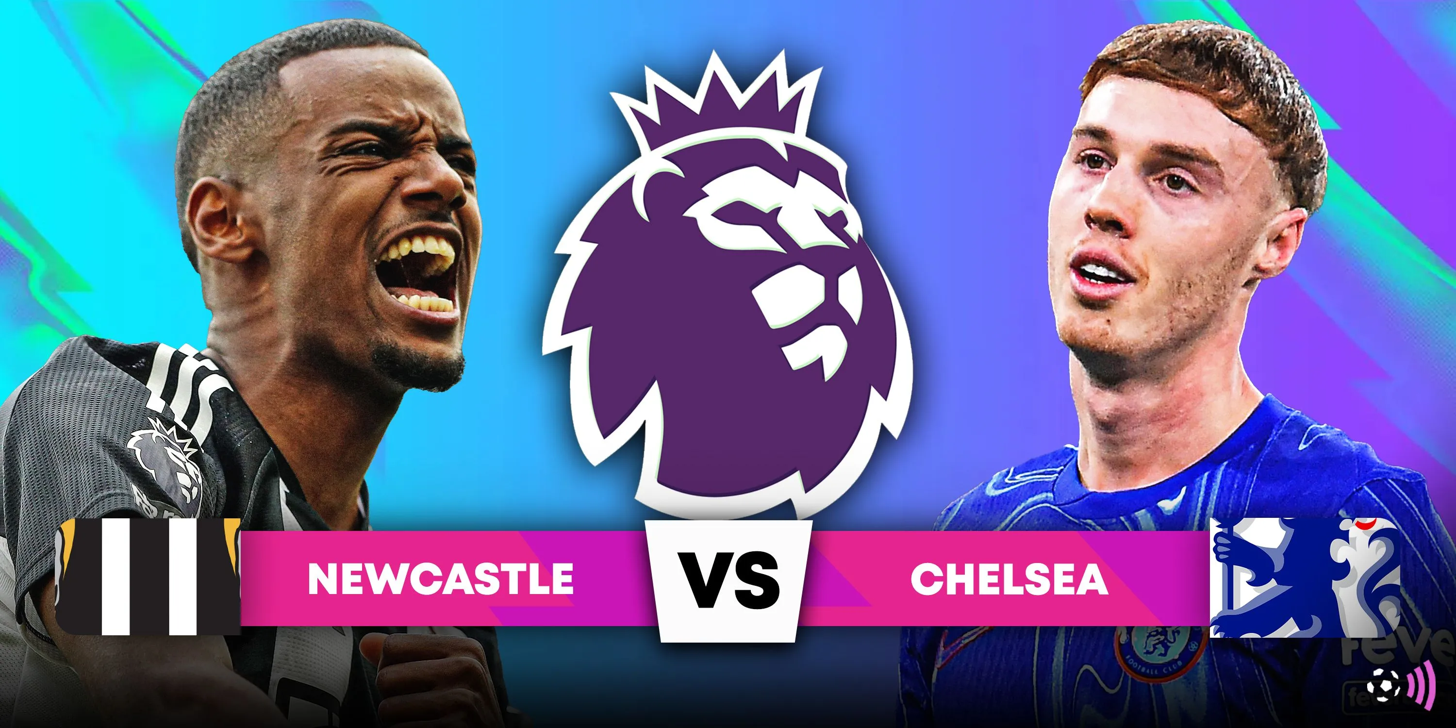 Alexander Isak của Newcastle đối đầu Cole Palmer của Chelsea trong trận đấu Ngoại hạng Anh