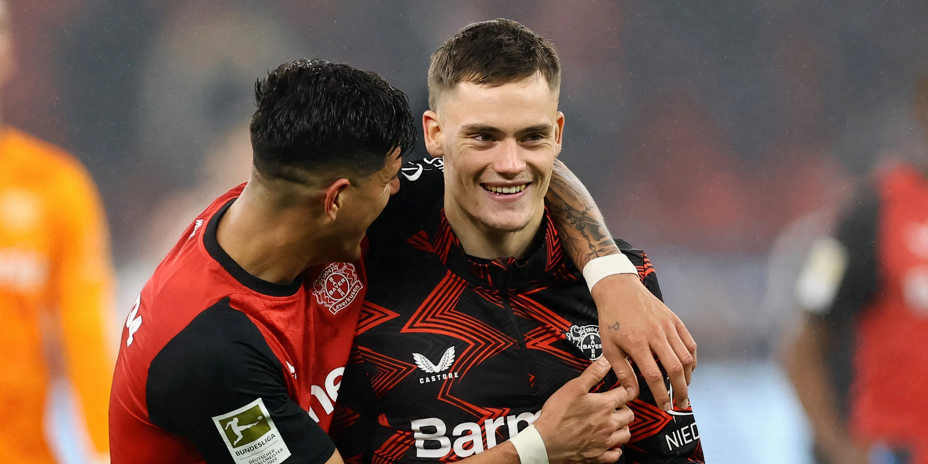 Florian Wirtz thi đấu cho Leverkusen tại Bundesliga