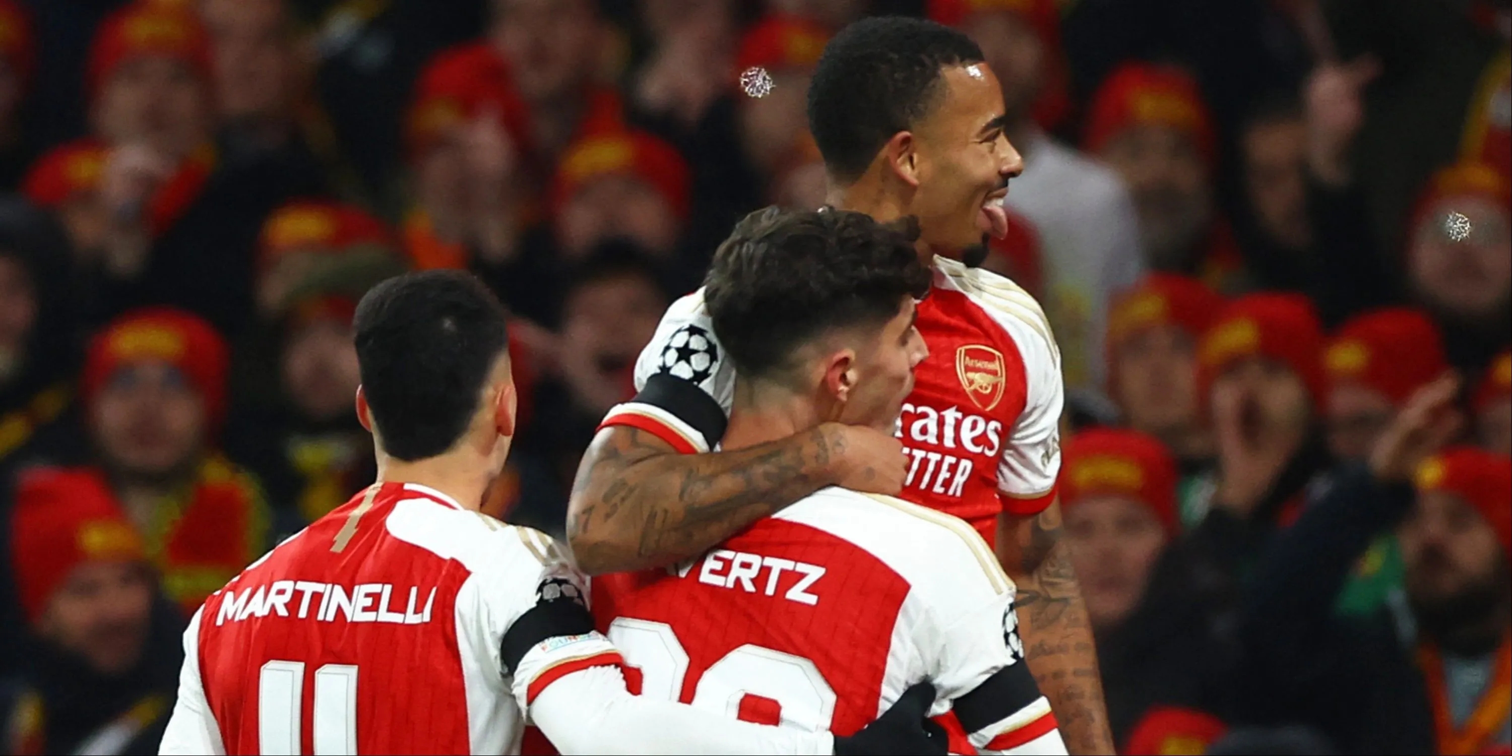 Kai Havertz và Gabriel Jesus - hai tiền đạo hiện tại của Arsenal.