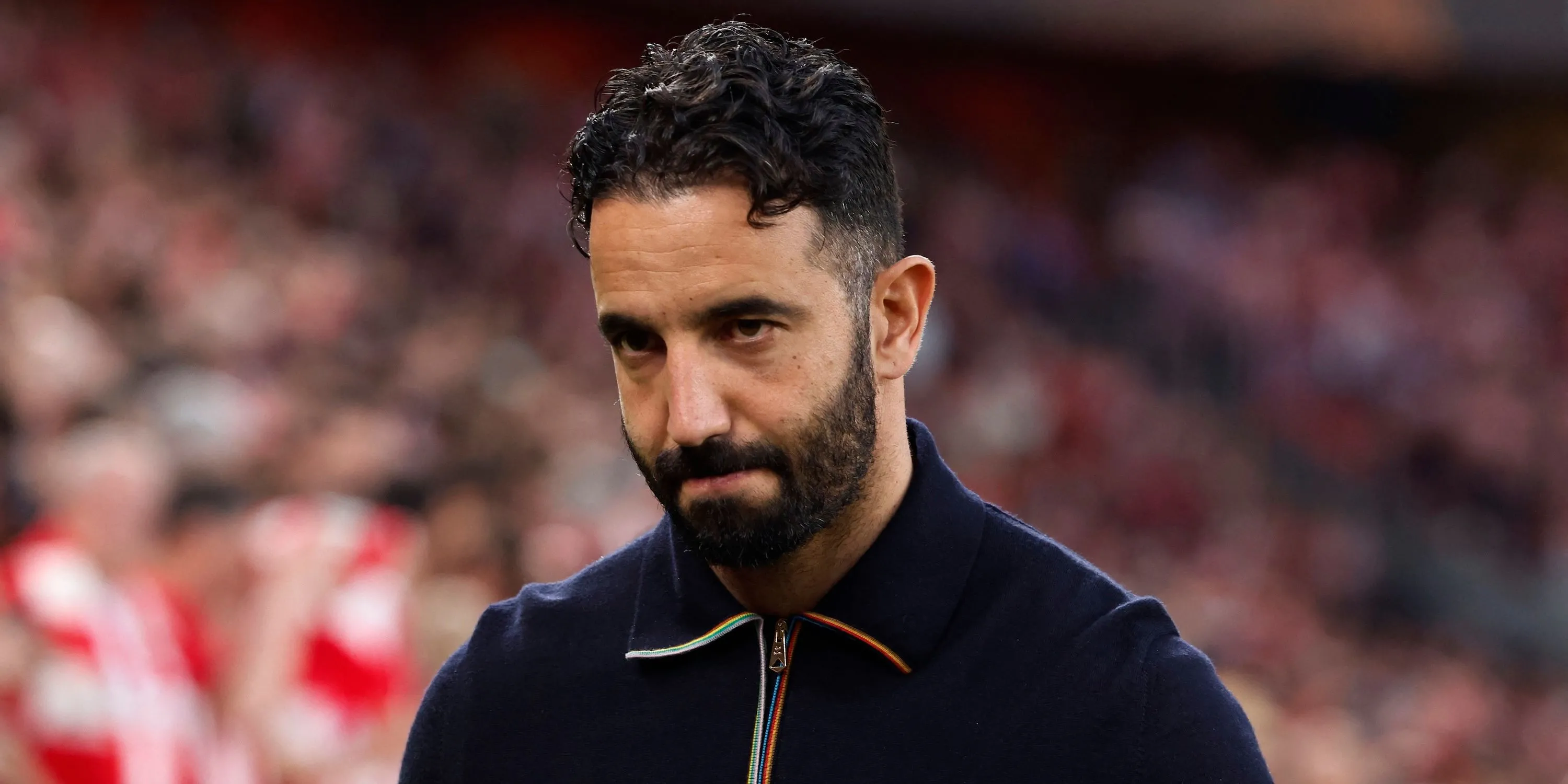 Manchester United manager Ruben Amorim before the match