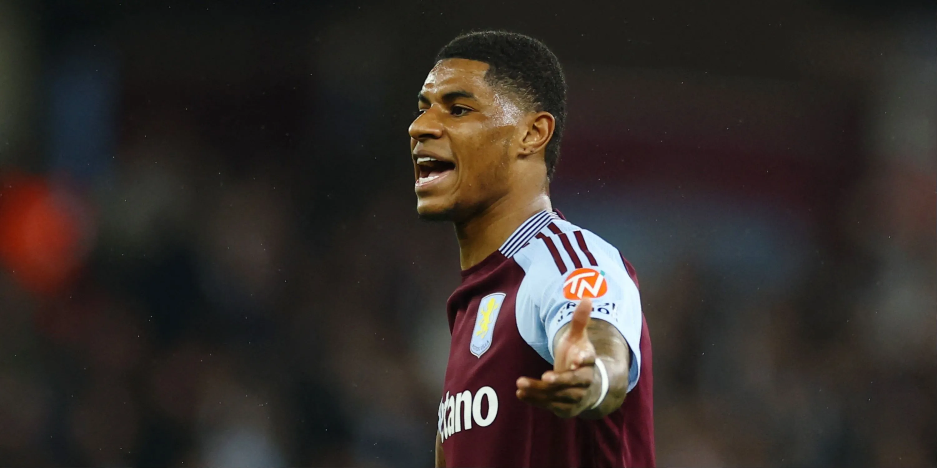 Marcus Rashford trong màu áo Aston Villa mùa giải 2024-2025