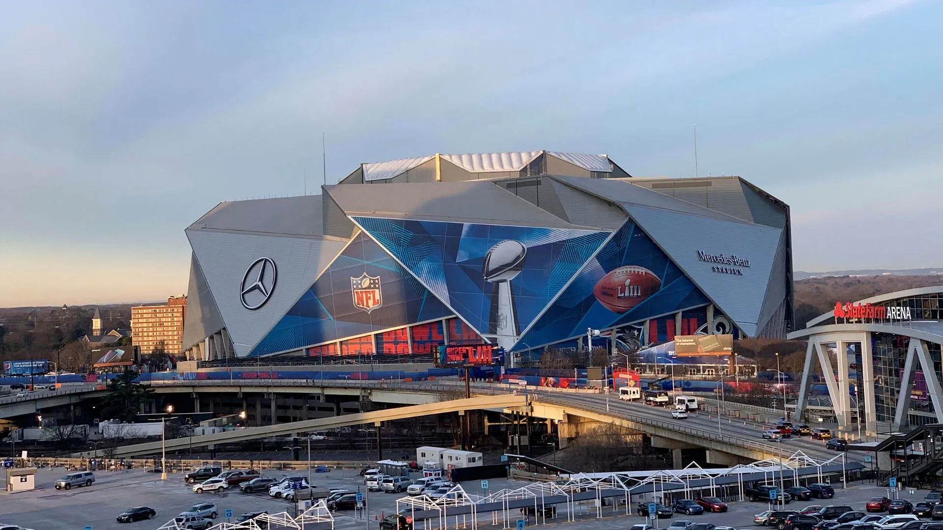 Sân vận động Mercedes-Benz, sân nhà của Atlanta United nơi Emmanuel Latte Lath đang thi đấu tại MLS