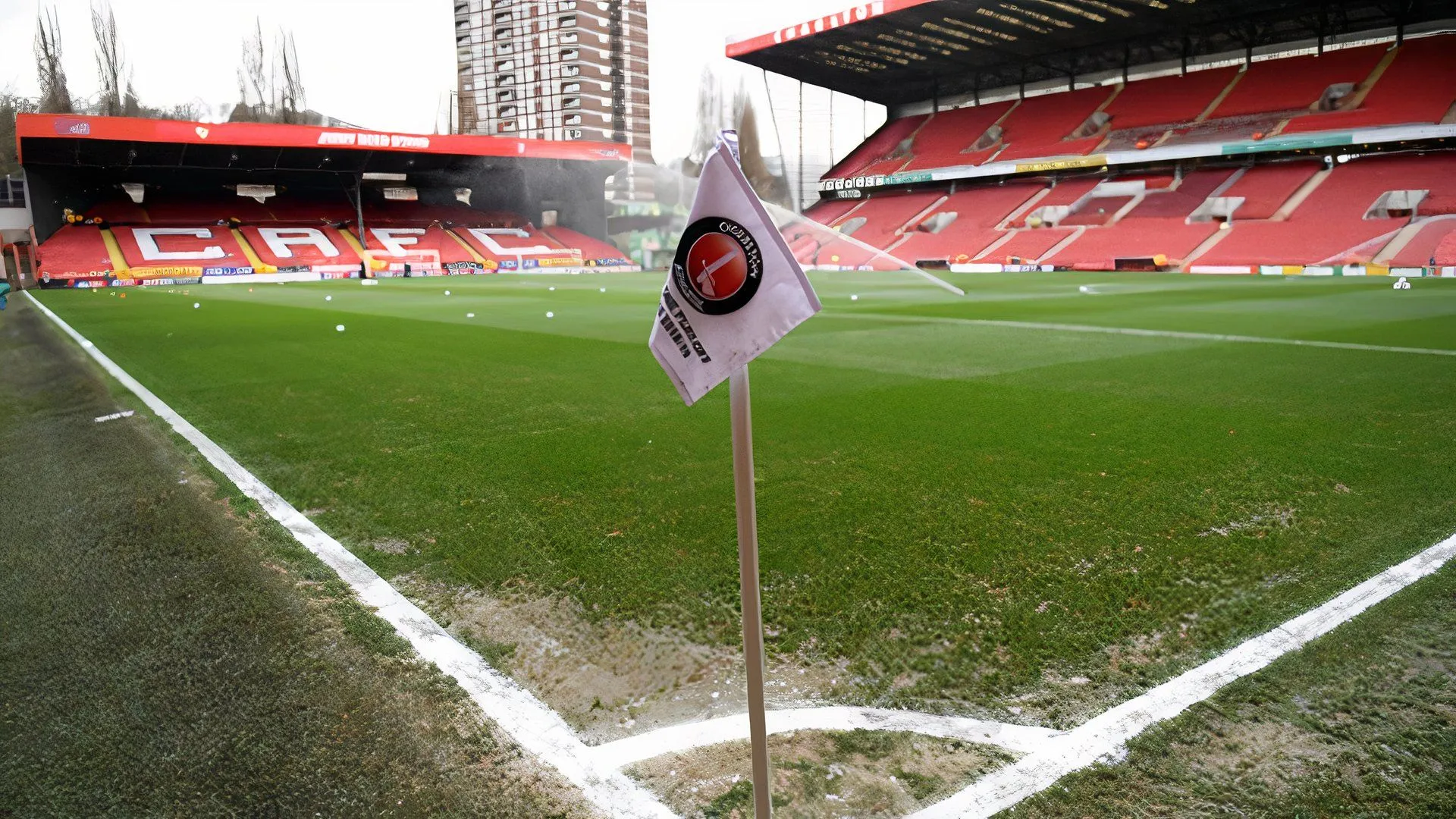 Sân vận động The Valley, thánh địa của CLB Charlton Athletic, sẵn sàng cho trận lượt về play-off