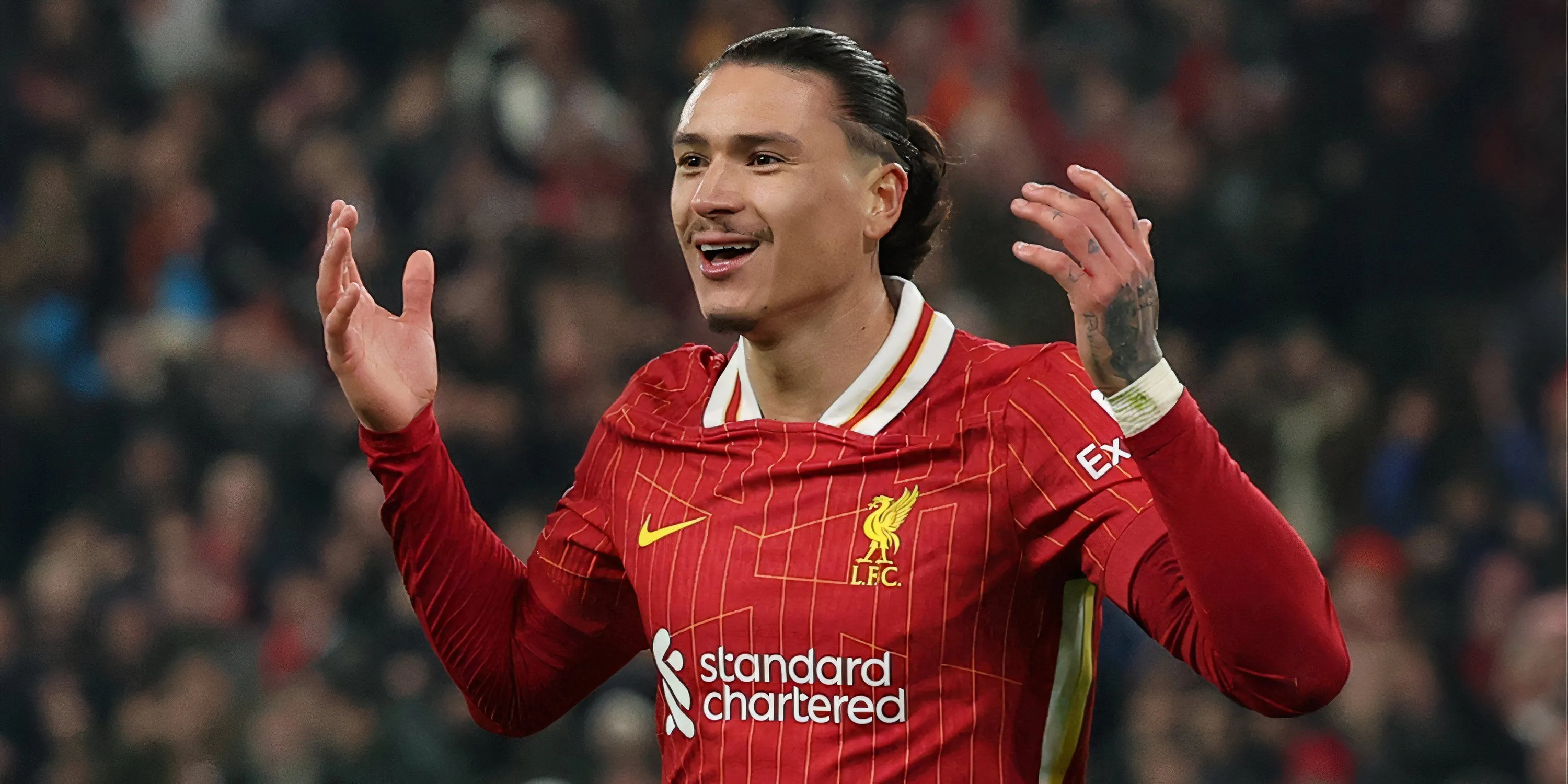 Tiền đạo Darwin Nunez của Liverpool