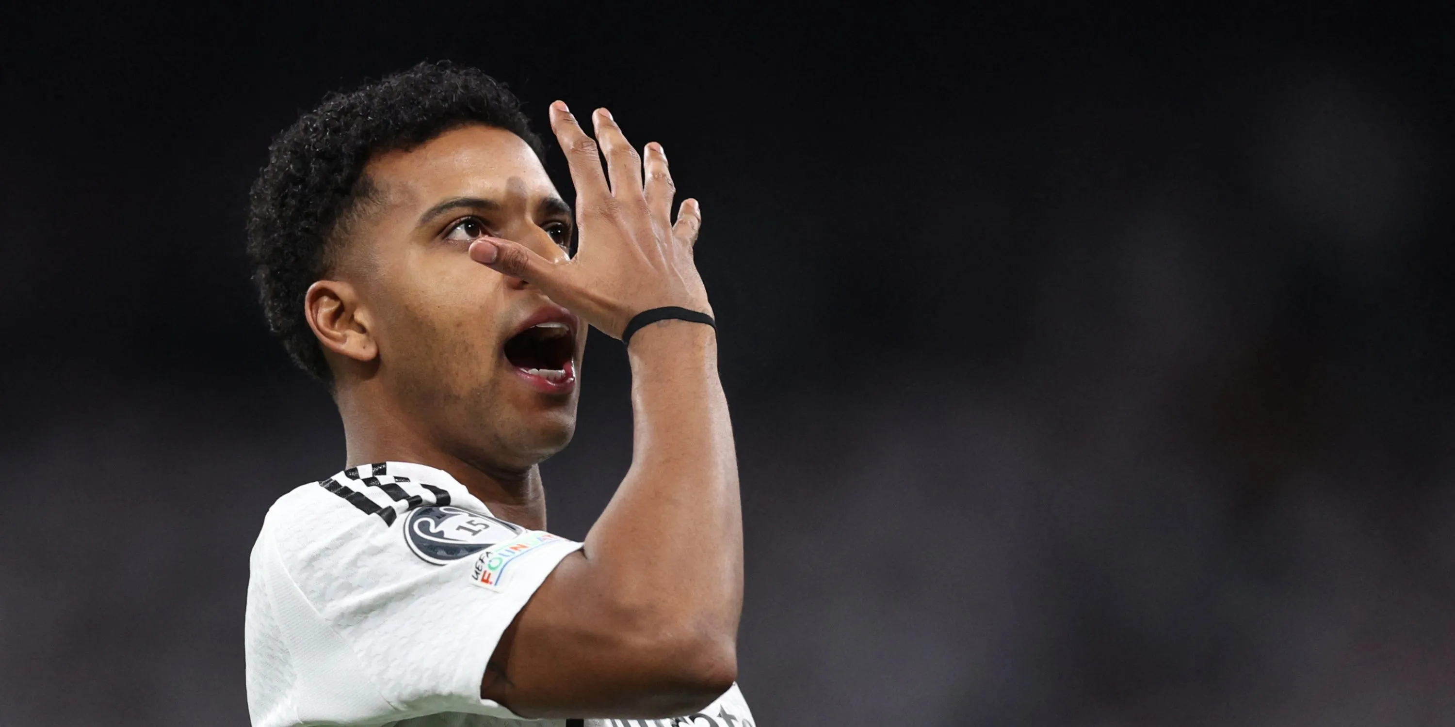 Tiền đạo Rodrygo trong màu áo Real Madrid.