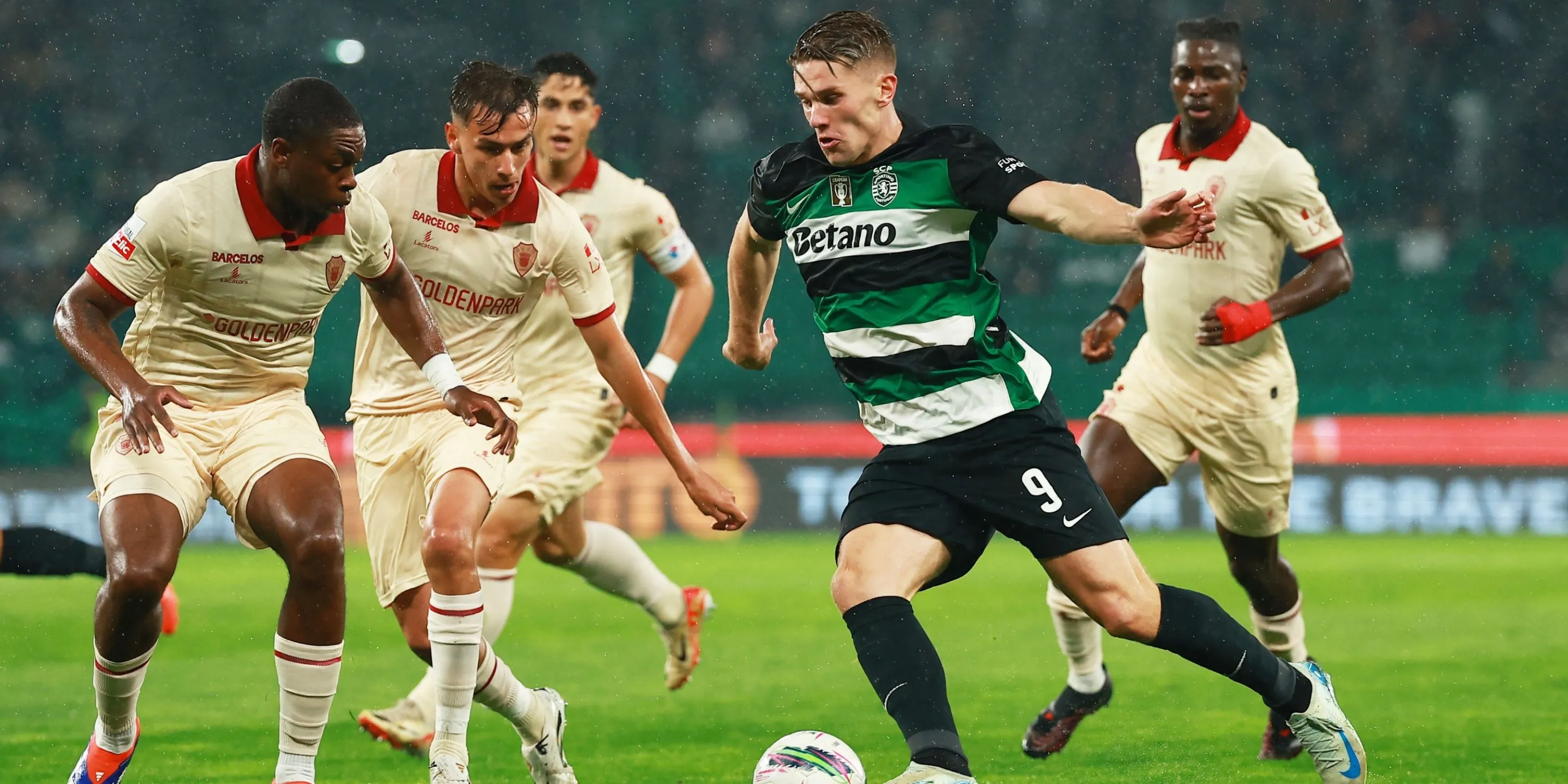 Tiền đạo Viktor Gyokeres của Sporting CP, mục tiêu chuyển nhượng hàng đầu của Arsenal.
