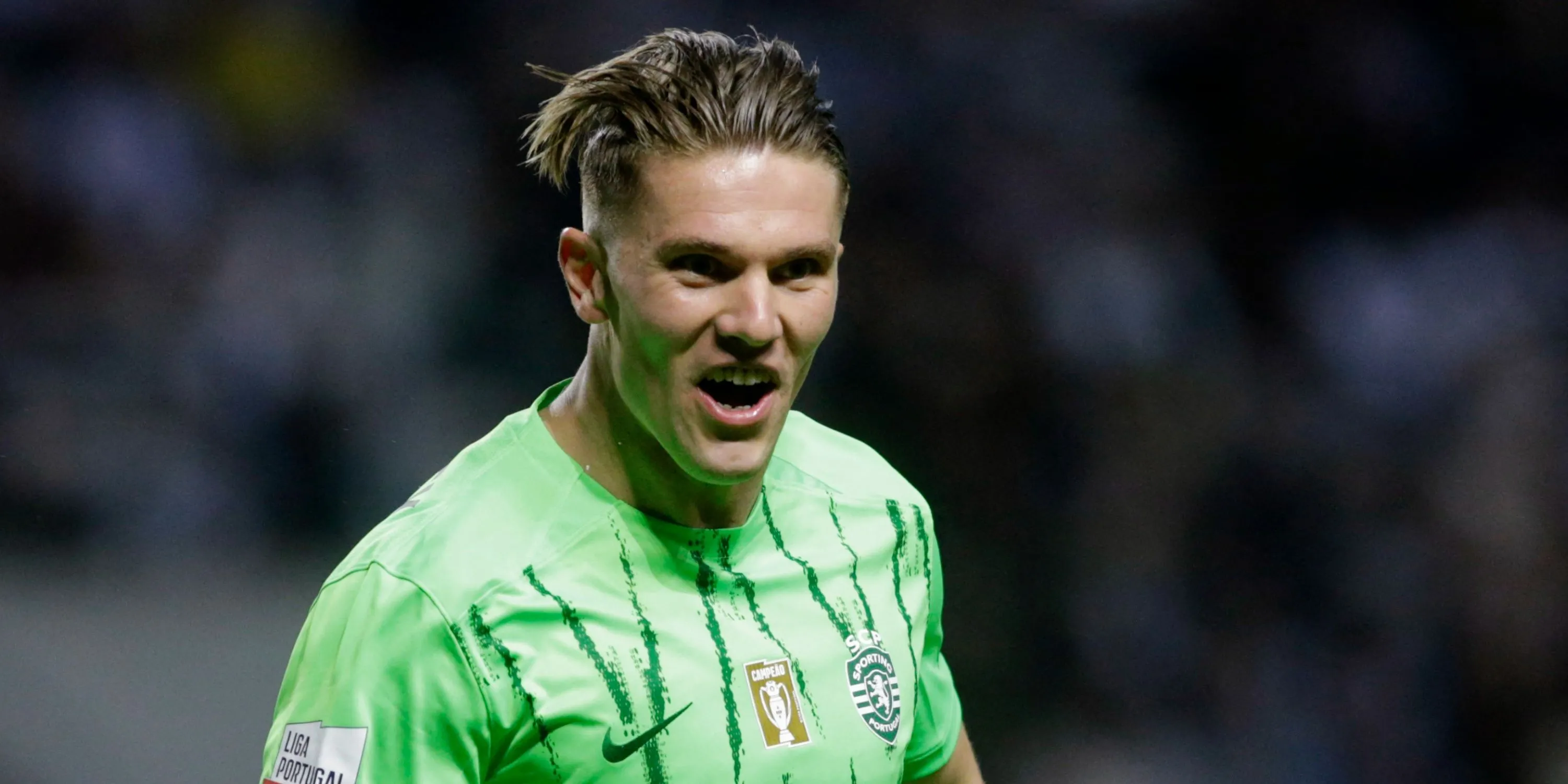 Tiền đạo Viktor Gyokeres trong màu áo Sporting CP, mục tiêu chuyển nhượng hàng đầu của Arsenal