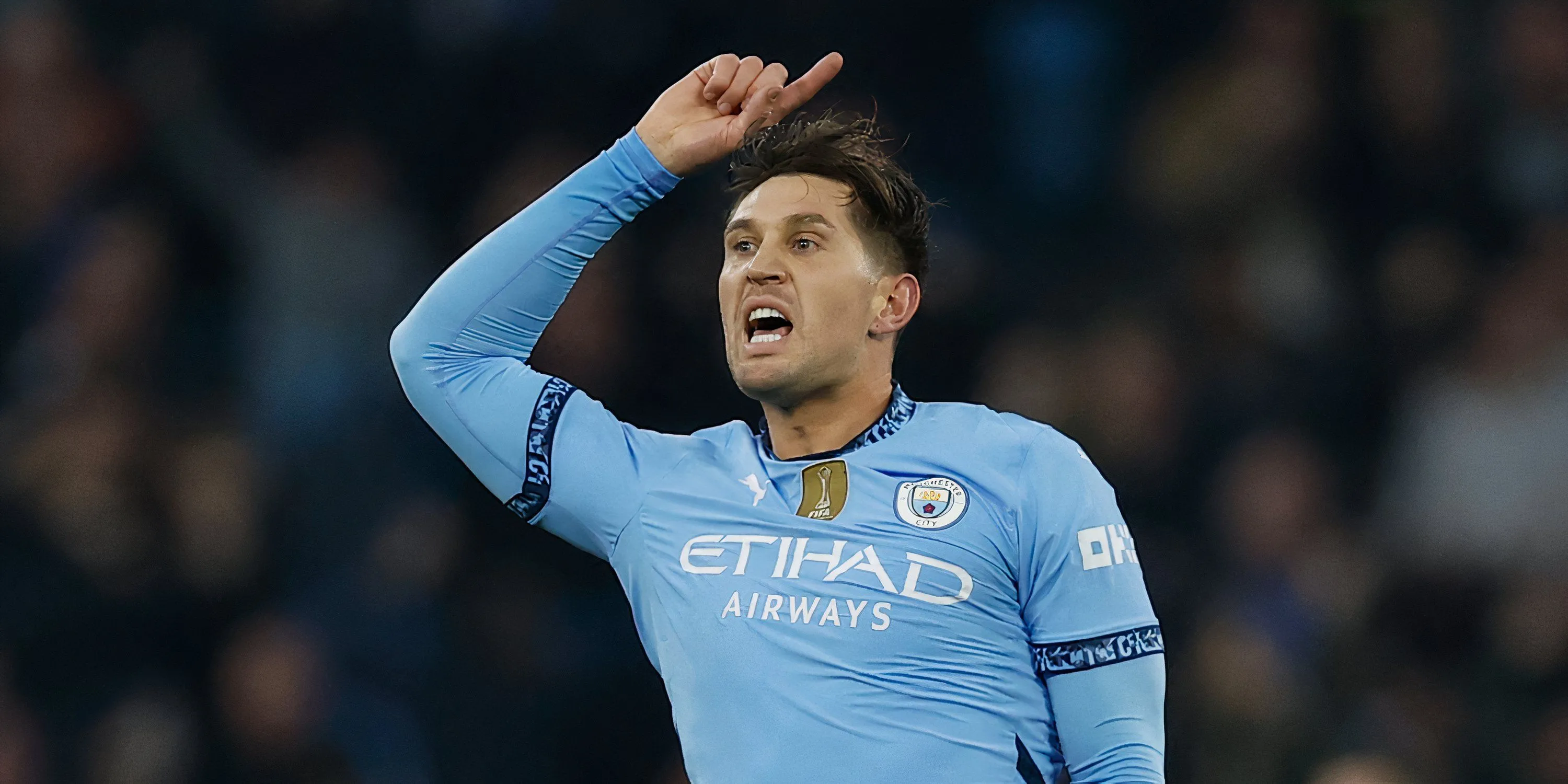 Trung vệ John Stones trong màu áo Manchester City tại Premier League