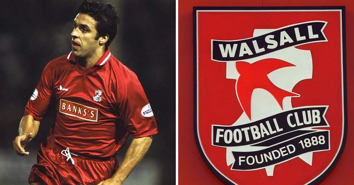 Cựu tiền đạo Jorge Leitao, một huyền thoại của Walsall FC