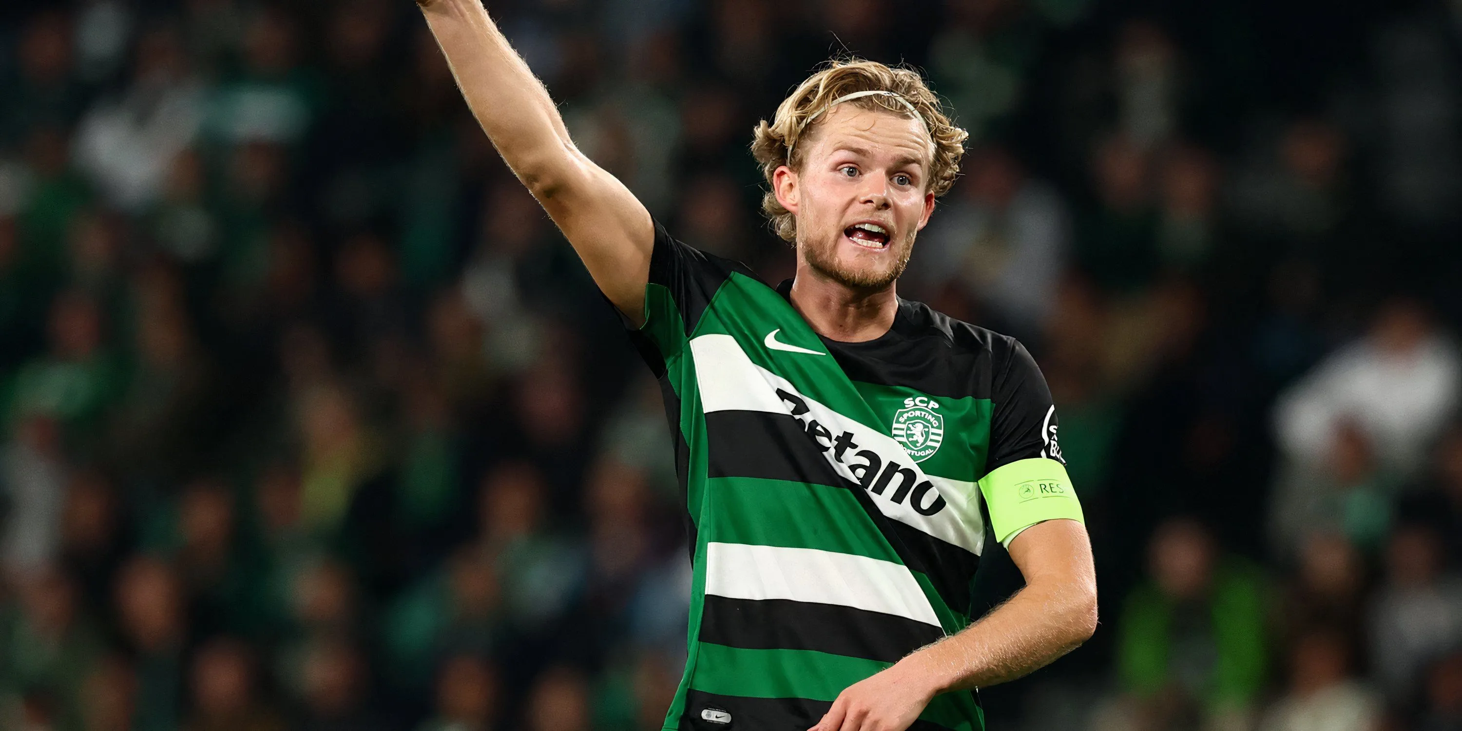 Morten Hjulmand trong màu áo Sporting Lisbon