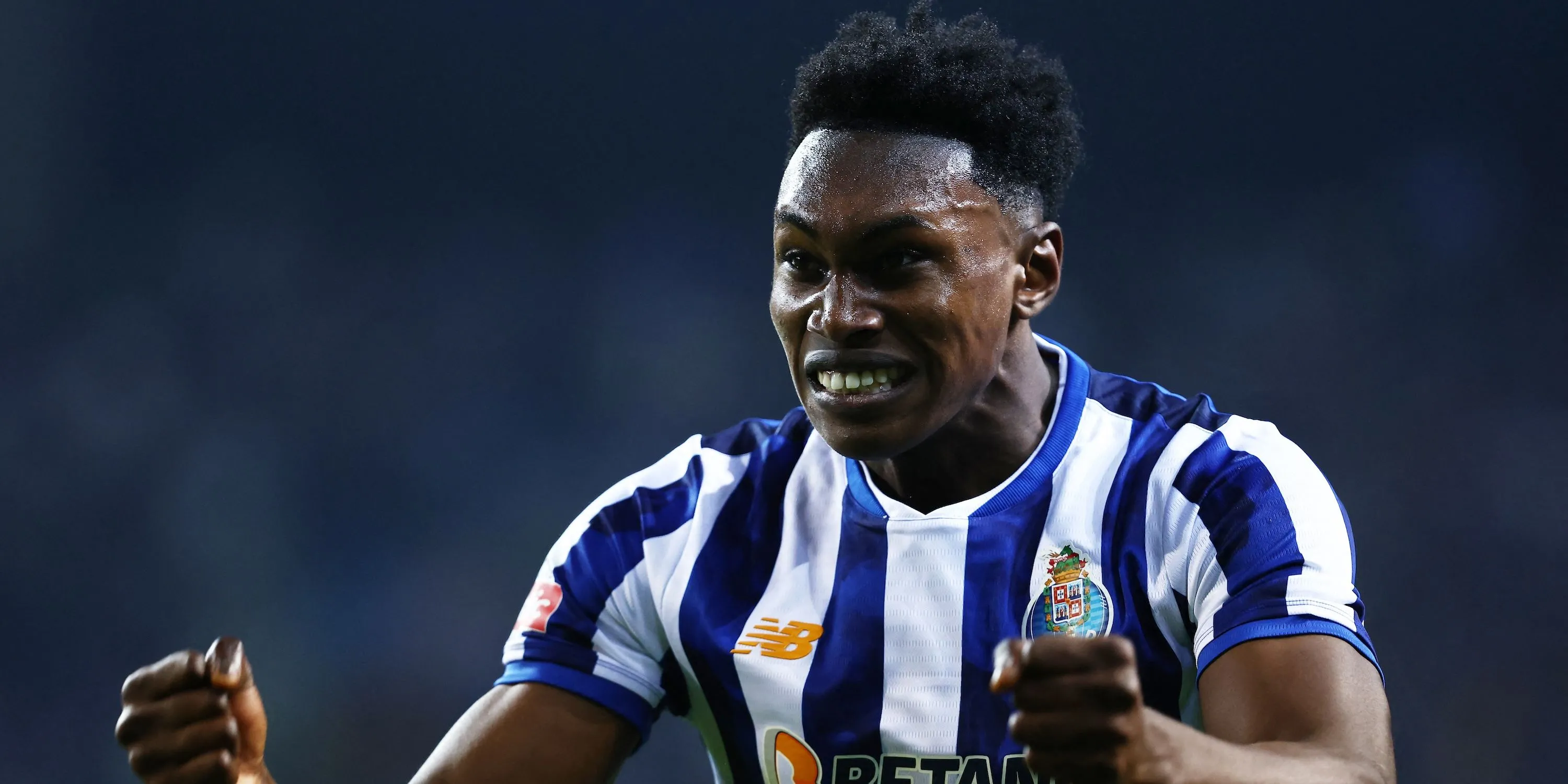 Samu Aghehowa ăn mừng bàn thắng cho FC Porto