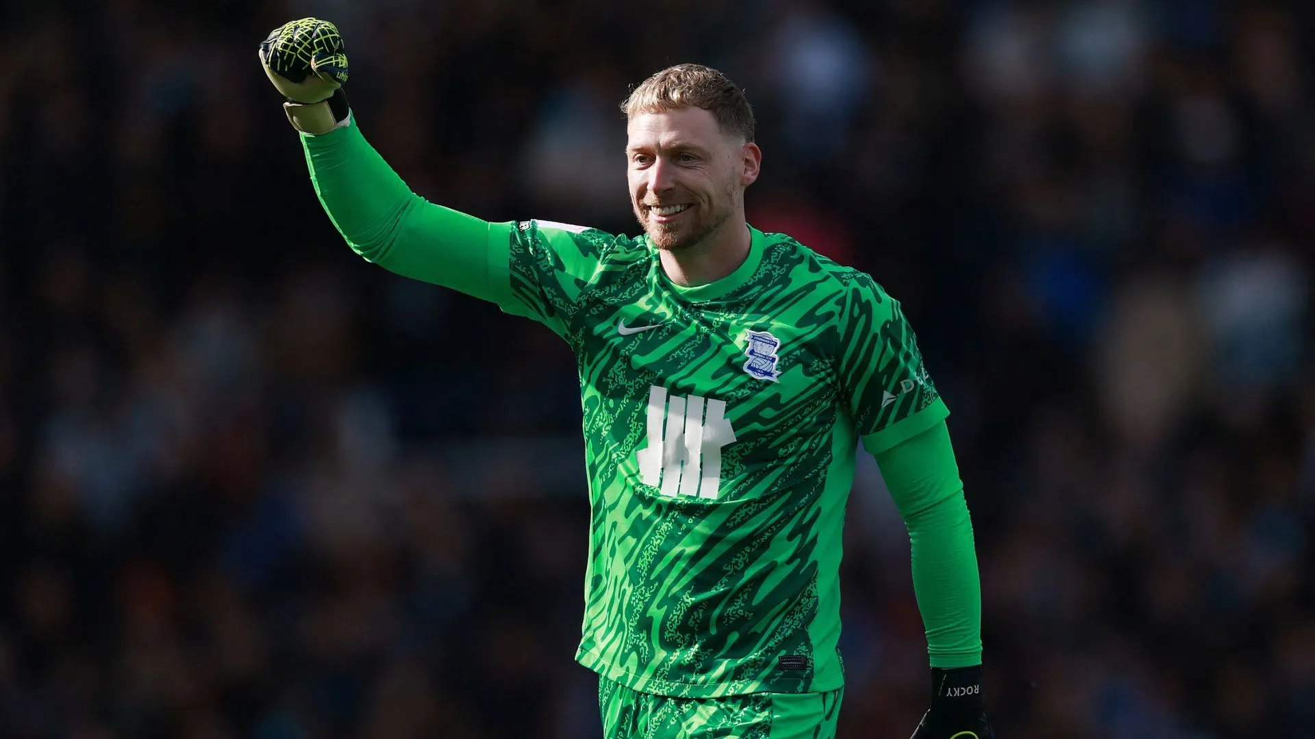 Thủ môn Ryan Allsop của Birmingham City, người cạnh tranh vị trí với James Beadle