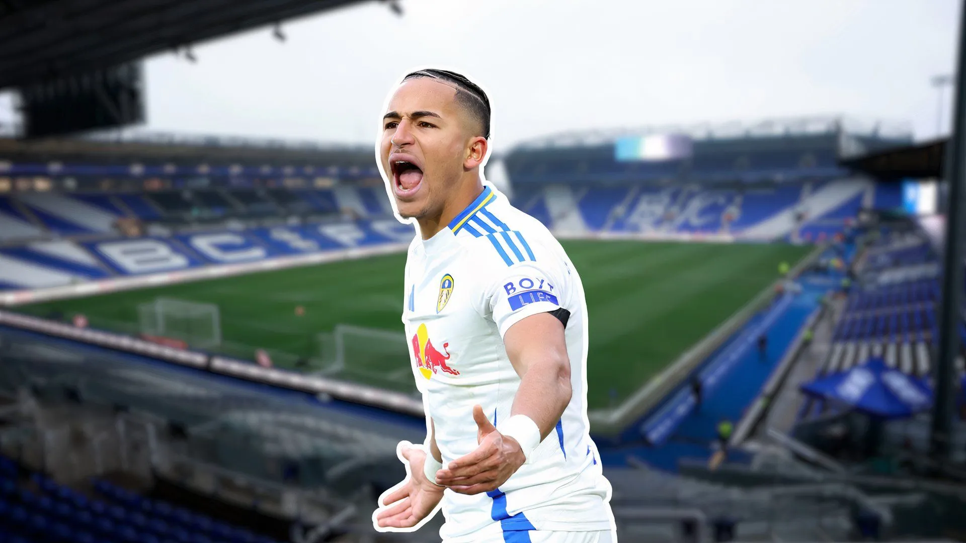 Tiền đạo trẻ Mateo Joseph thi đấu cho Leeds United