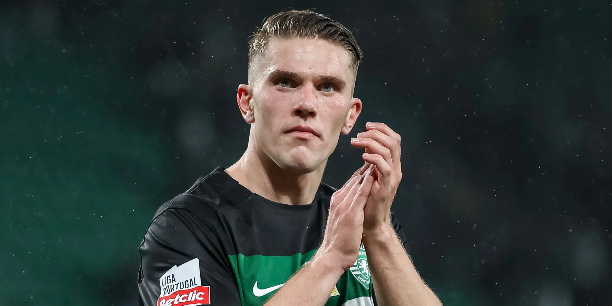 Tiền đạo Viktor Gyokeres của Sporting CP, cầu thủ được liên hệ với Man Utd và Arsenal