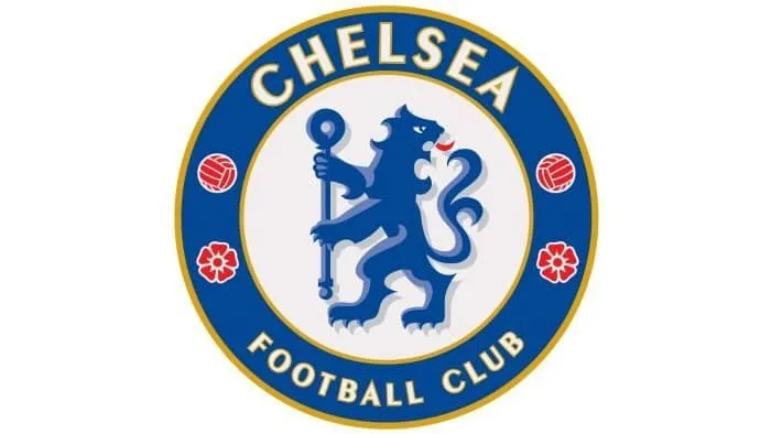 Biểu tượng Chelsea FC hiện tại từ năm 2006, phiên bản tối ưu của logo bách niên, giữ nguyên sư tử, hoa hồng đỏ và quả bóng, thể hiện sự bền vững