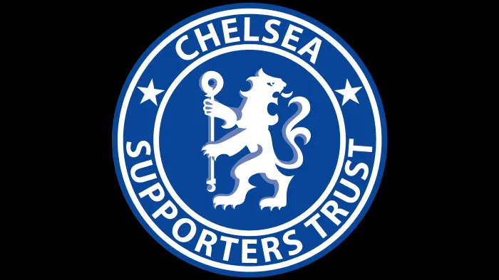 Biểu tượng Chelsea hiện tại, tập trung vào các yếu tố chính như sư tử, hoa hồng Lancaster và quả bóng, thể hiện sự tinh tế trong thiết kế