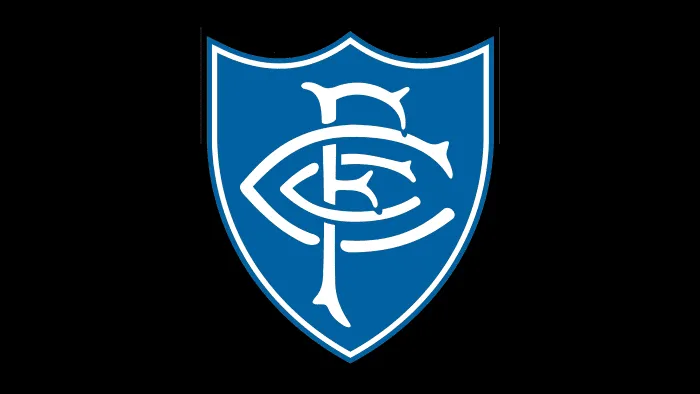 Biểu tượng tạm thời của Chelsea FC giai đoạn 1952-1953, với monogram CFC đơn giản trên nền khiên xanh, thể hiện bước chuyển mình