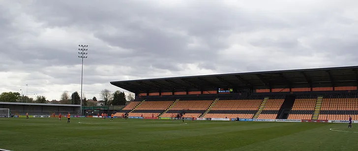 Góc nhìn khán đài bên trong The Hive Stadium