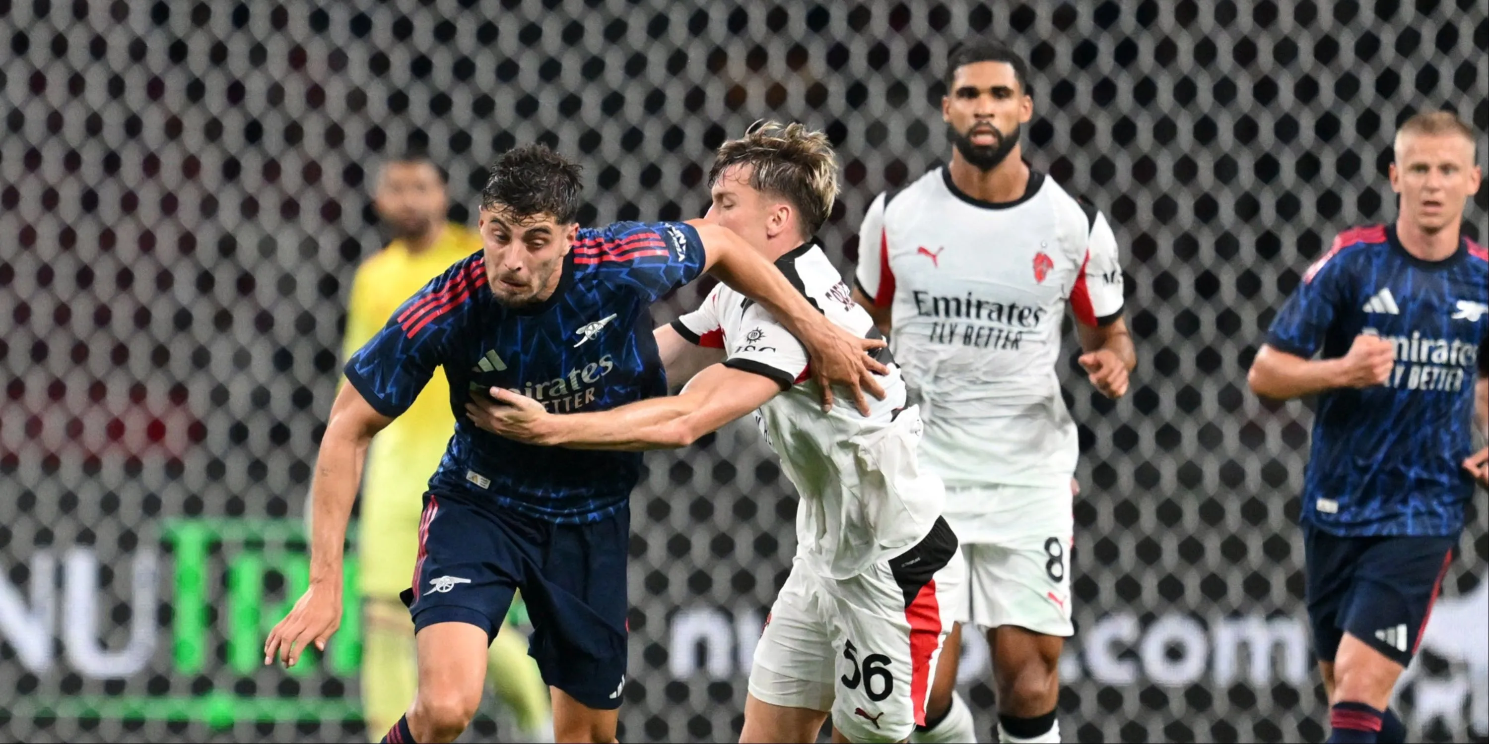 Kai Havertz của Arsenal trên sân trong trận đấu tiền mùa giải