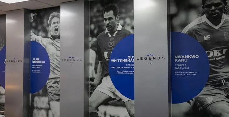 Không gian phòng VIP tại Fratton Park, phục vụ dịch vụ khách sạn đặc biệt