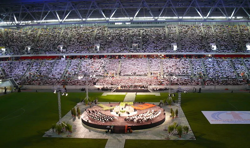 Không gian sang trọng và hiện đại của khu vực khách sạn VIP tại Merkur Spiel-Arena