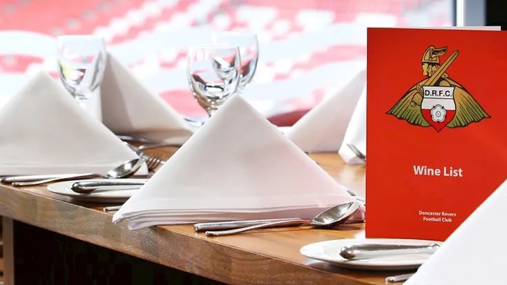 Không gian tiếp đón VIP tại Eco-Power Stadium của Doncaster Rovers