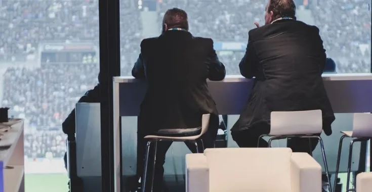 Không gian trải nghiệm dịch vụ hospitality tại sân vận động Stade Vélodrome