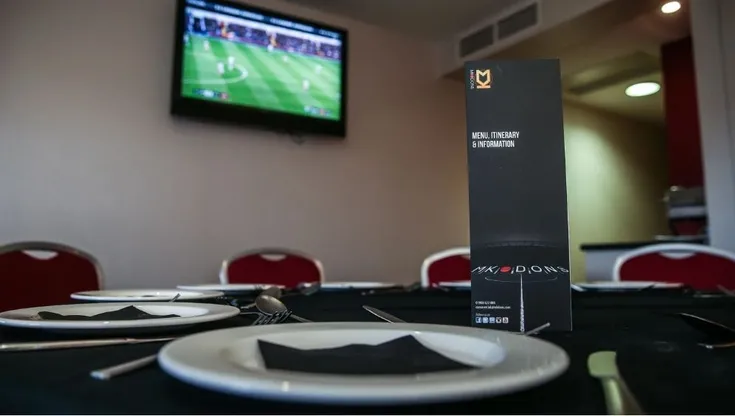 Khu vực hiếu khách VIP tại Stadium MK, với không gian sang trọng và tiện nghi
