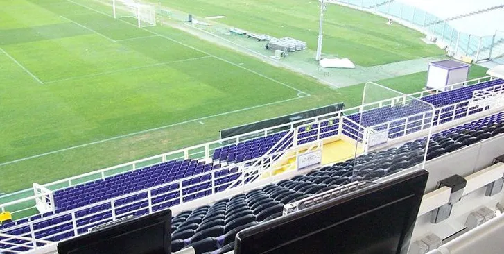 Khu vực hospitality sang trọng bên trong sân vận động Stadio Artemio Franchi