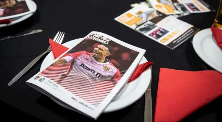 Khu vực Hospitality tại sân Lamex Stevenage