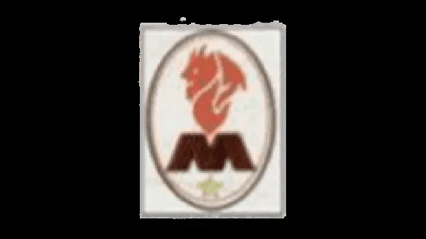 Logo AC Milan năm 1983 với hình ảnh quỷ hiện đại không nền