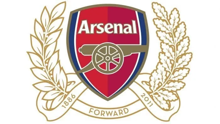 Logo kỷ niệm 125 năm thành lập câu lạc bộ Arsenal (2011-2012), kết hợp giữa nét cổ điển và hiện đại.