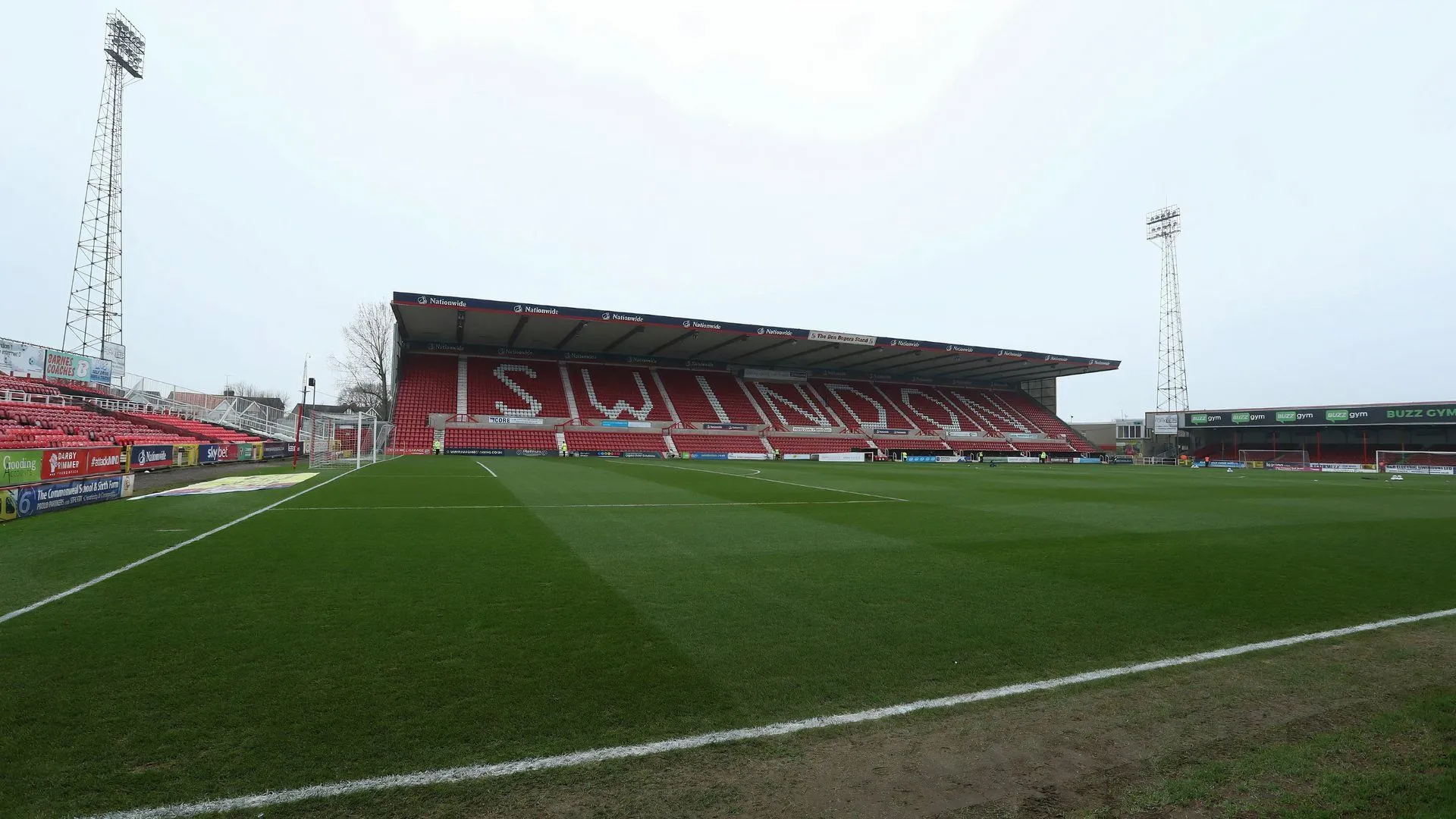 Sân vận động County Ground, sân nhà của câu lạc bộ Swindon Town.