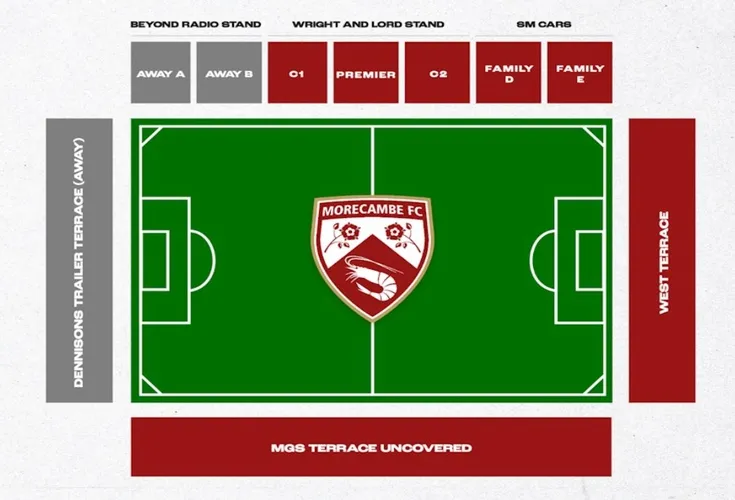 Sơ đồ bố trí chỗ ngồi tại sân vận động Globe Arena