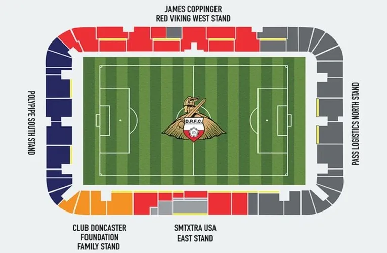 Sơ đồ bố trí chỗ ngồi và khán đài tại Eco-Power Stadium