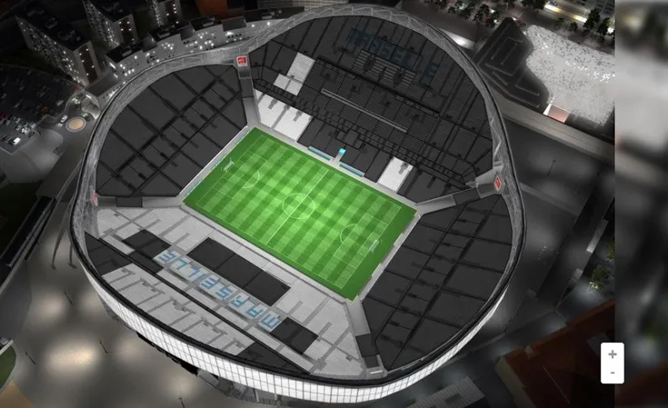Sơ đồ chỗ ngồi chi tiết tại sân vận động Stade Vélodrome của Olympique Marseille