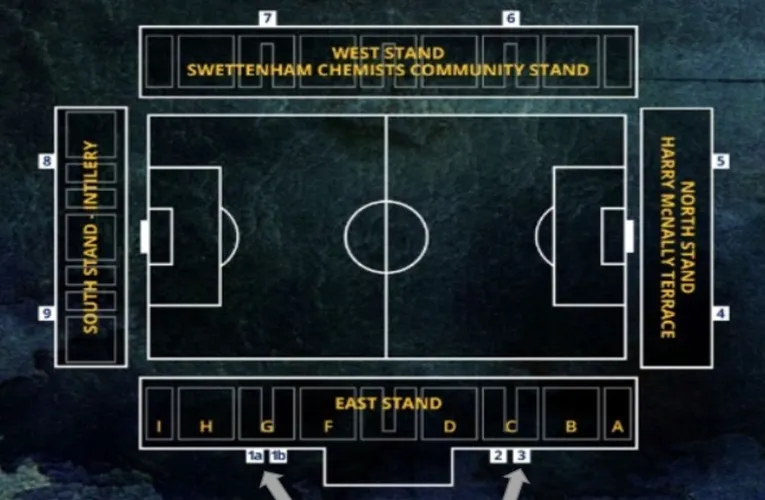 Sơ đồ chỗ ngồi sân Deva Stadium