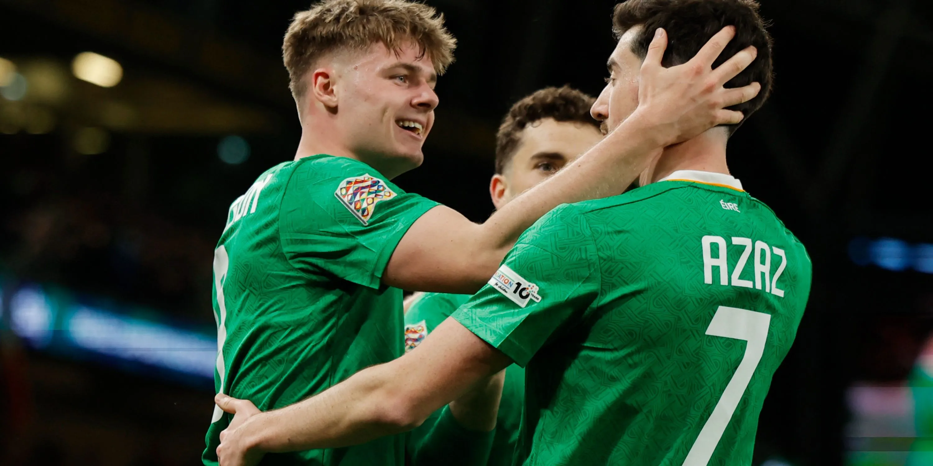 Evan Ferguson trong màu áo ĐTQG Ireland