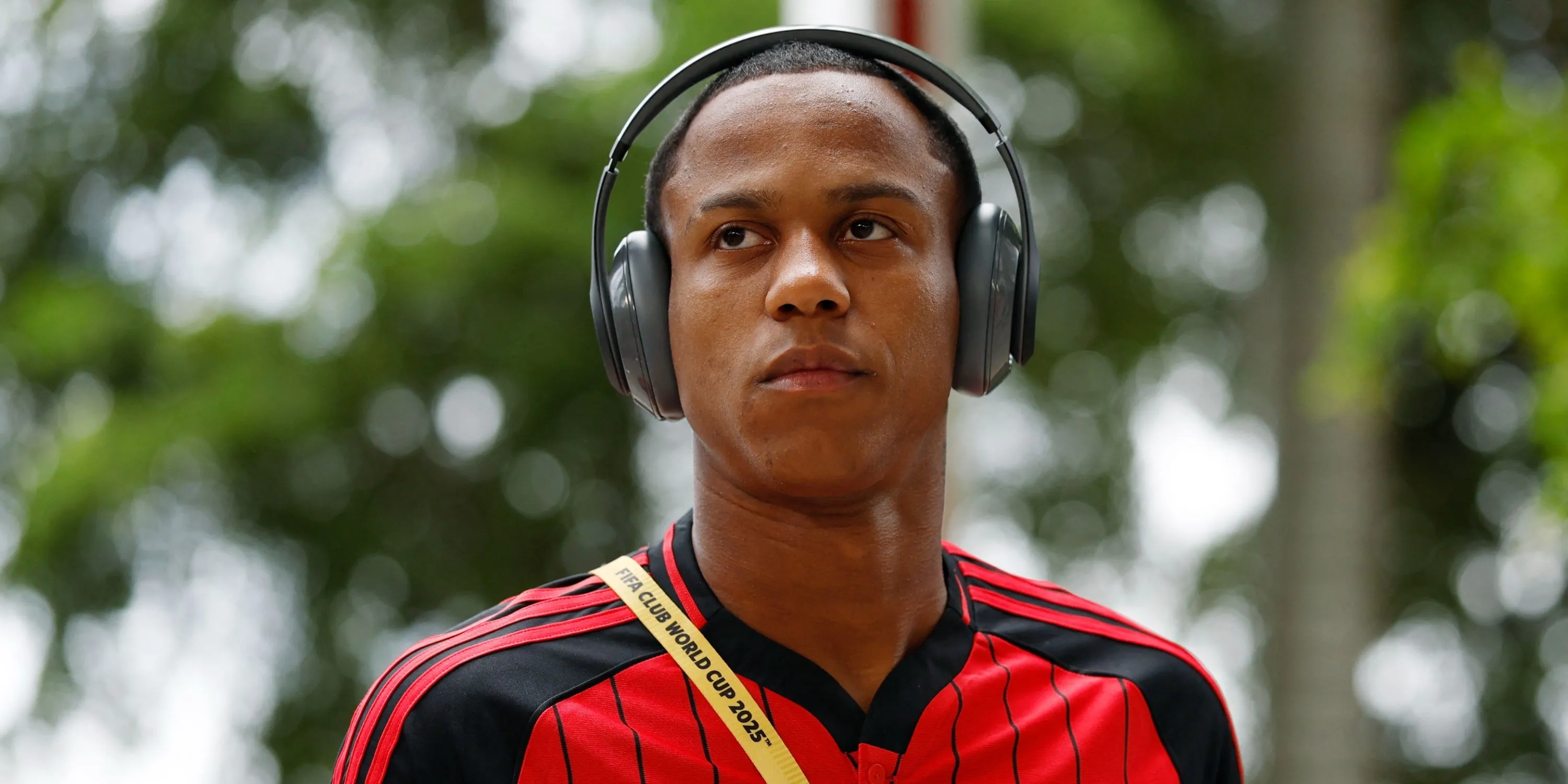 tiền đạo Wallace Yan của Flamengo trong màu áo CLB